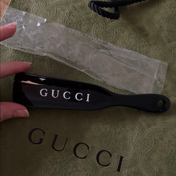Gucci Accessories - Gucci Glossy Black Shoe Horn! New!